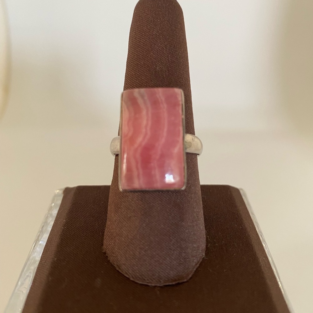 This Ring is from India and it’s a Rose Qt stone lovely piece